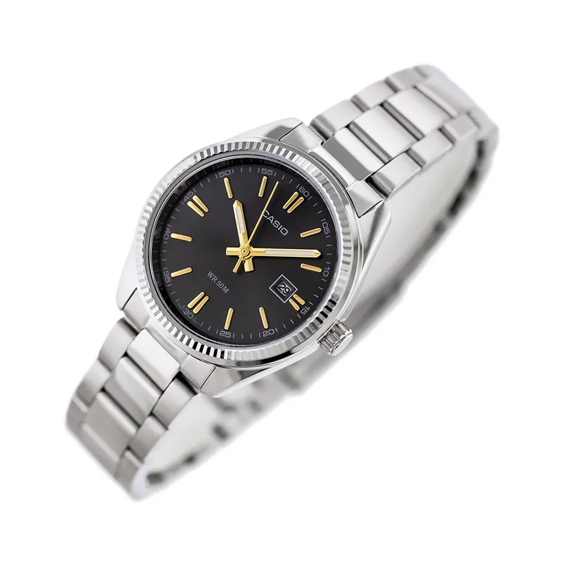 Casio Enticer Quartz Black Dial Ladies Watch- LTP-1302D-1A2